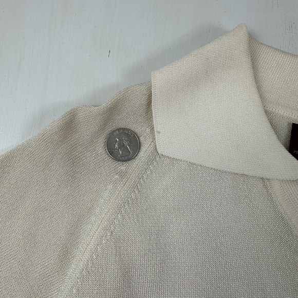 NEW VTG 60s Van Heusen Coleseta‎ Polo Shirt Men Fits Large Tag XL Blue Black - Picture 8 of 14